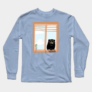 cat in the window Long Sleeve T-Shirt